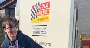 Cole Hire work experience student