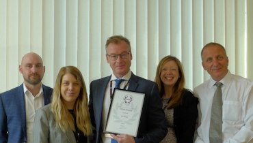 HSQE team with the RoSPA certificate