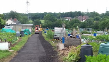 Working to improve access to the Royal Oak Common allotments