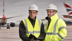 Workers at Heathrow