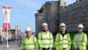 VGC team members by Windsor Castle