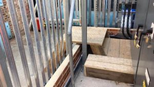 Northern Line power upgrade package 2 temporary stairs