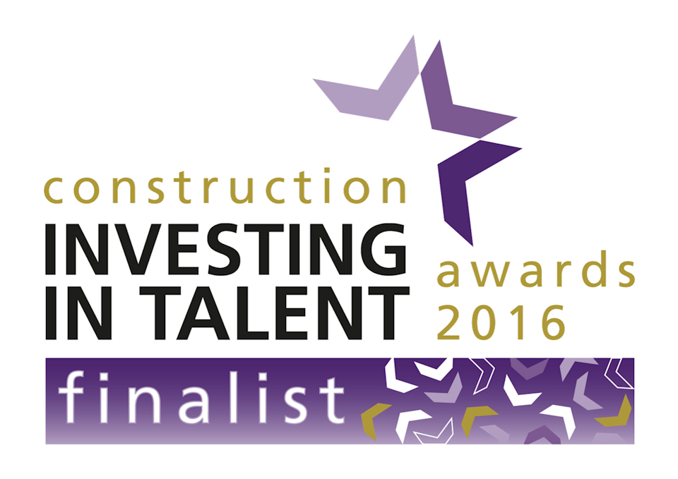 We’re shortlisted for two Construction Investing in Talent awards