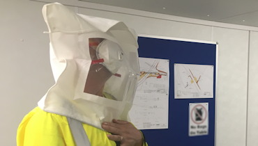 Face-fit testing RPE (respiratory protective equipment)