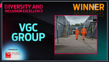 Construction News award for Diversity & Inclusion Excellence