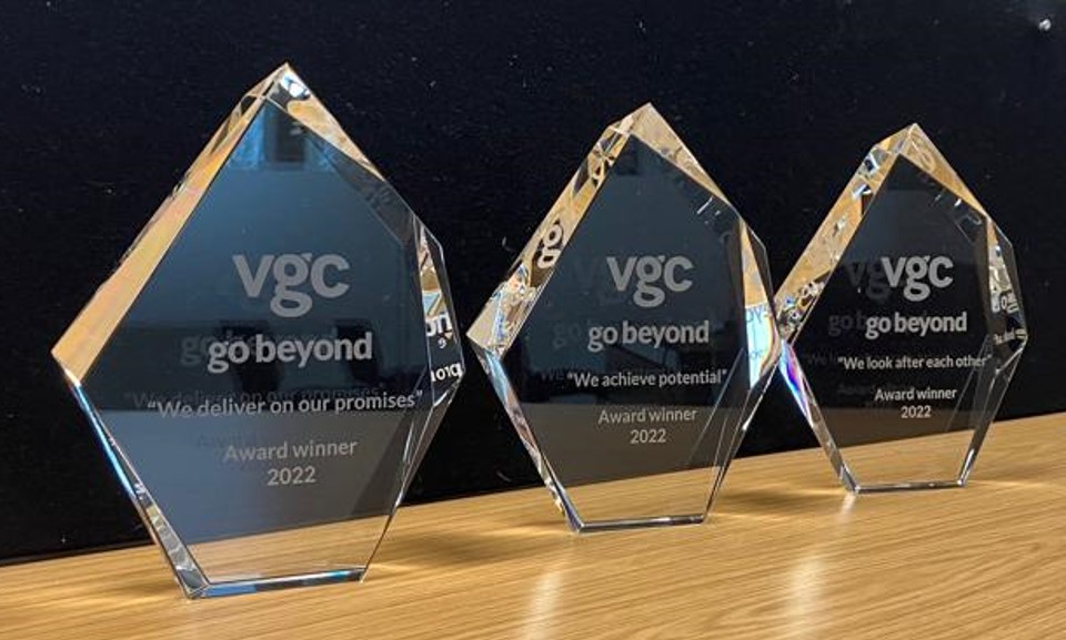 VGC Go Beyond Award winners 2022